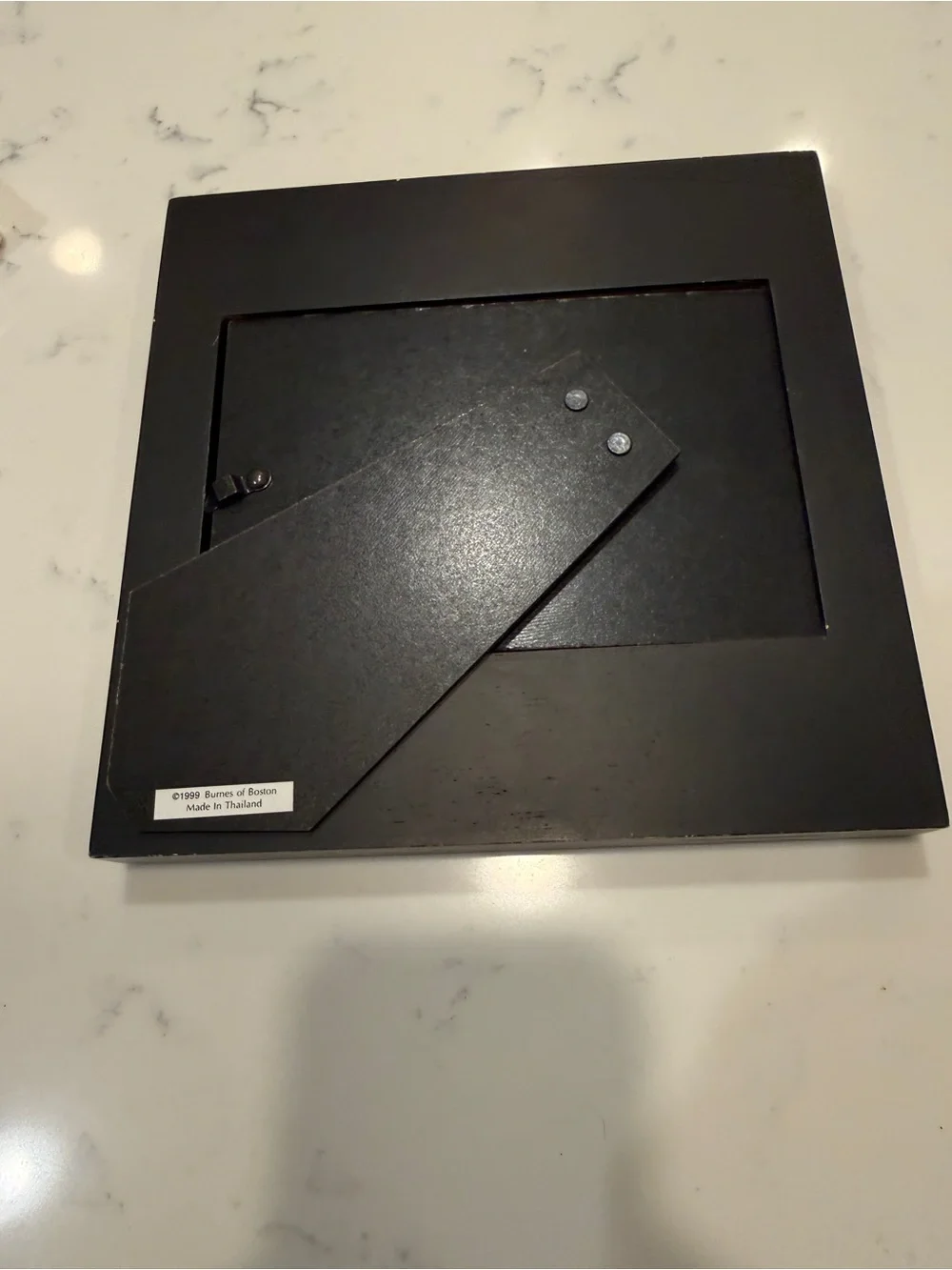 Rare Woods Metro Black Wood Picture Frame 4x6 NIB Modern Photo Frame